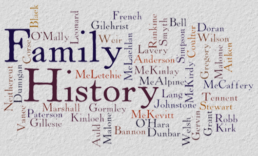 Family History Home Page